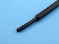 Трубка термоусаживаемая клеевая  4.80 / 1.60 мм, черная, КВТ ТТК(3:1)-4.8/1.6 черная