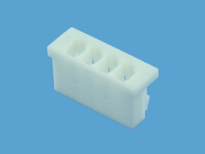Колодка пластиковая Mi II™, шаг 2.00мм, 4pin, 1 ряд, белый, Molex 0510900400
