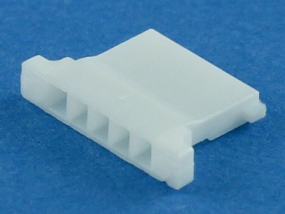 Колодка пластиковая MX125-05, шаг 1.25мм, белая, 1А, 100В, HSM H1257-05PW0000R