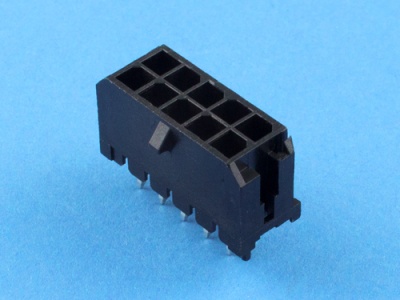 Вилка на плату MMF-2x05S (Micro-Fit), шаг 3.00мм, под пайку, прямой, HSM W4230-10PDSTB0