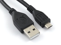 Кабель USB 2.0 Pro, AM/microBM 5P, 1.8м, экр.,черн.,26/28AWG,многж.,пак.,Cablexpert CCP-mUSB2-AMBM-6