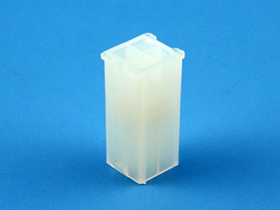 Колодка пластиковая MFB-2x2M, шаг 4.14x4.14мм, 5А, 300В, белая, HSM H1010-04PDAW00R