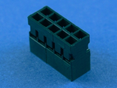 Колодка пластиковая BLD2-2x05 (BLD2-10), шаг 2.00мм, HSM H1002-10PDB000R