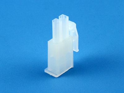 Колодка пластиковая MFB-1x2F, шаг 4.14х4.14мм, 5А, 300В, белая, HSM H1110-02PSAW00R