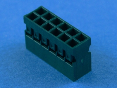 Колодка пластиковая BLD2-2x06 (BLD2-12), шаг 2.00мм, 2А, 250В, (LHE), KLS KLS1-540B-2X06-H